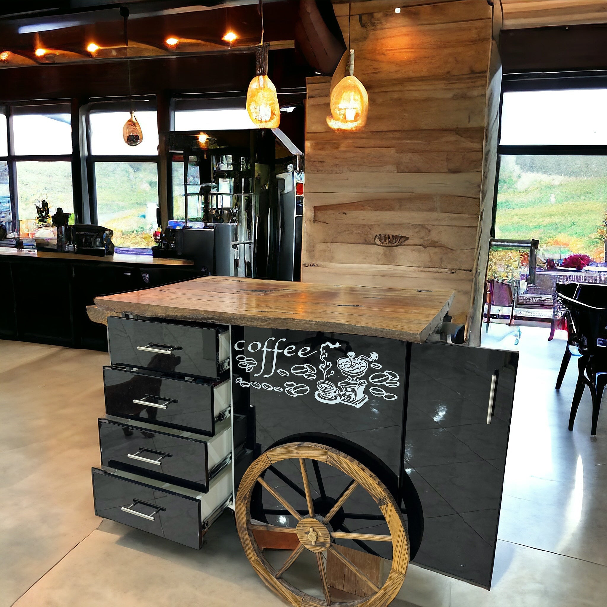 Melbourne Made Coffee Cart Furniture - Purchase a coffee cart for your home